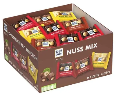 Produktbild von Ritter Sport Schokolade Mini Nuss Mix 3387 sort 1100g