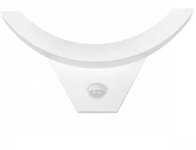 Obrázok produktu pre Vonkajšie nástenné svietidlo s PIR IP54 ORNO OR-OP-6119WLPMR4, biele