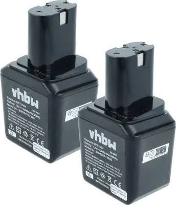 Produktbild von vhbw 2x Akku kompatibel mit Signode BHC2300 Werkzeug (3000 mAh, NiMH, 12 V)