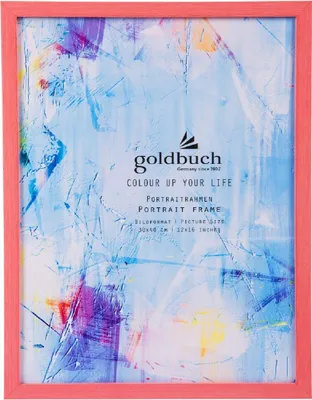 Produktbild von Goldbuch Bilderrahmen „Colour up your life“, 30 x 40 cm, rosa