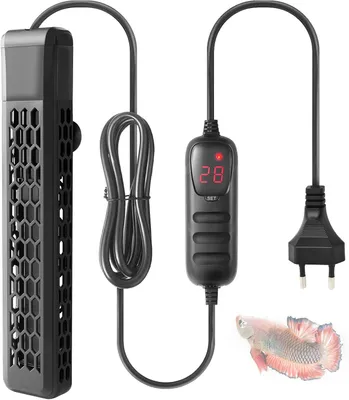 Produktbild von Aquarienheizung – PTC-Technologie – digitale Steuerung – tauchbar – für Aquarien und Schildkrötenbecken von 100 bis 400 Liter