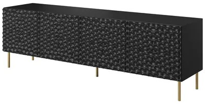 Produktbild von TV Lowboard HOLENA 190 schwarz