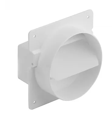Produktbild von UPMANN Rückstauklappen Flachkanal DN125 mm weiß - 66244