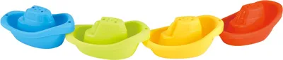 Immagine prodotto di Set di barche da bagno impilabili, giocattoli galleggianti per bambini piccoli