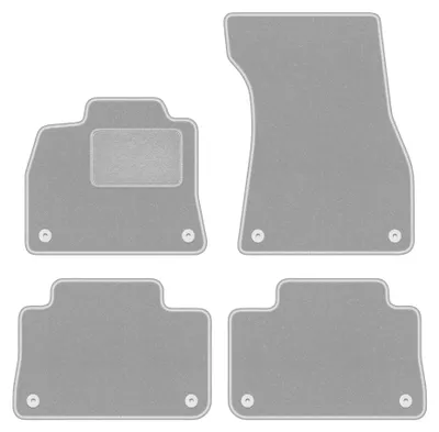 Immagine prodotto di Tappetini in moquette per Audi e-tron dal 2018 (SUV) – set 4 pezzi, grigi, su misura – Wielganizator OSLO