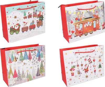 Obrázok produktu pre Darčeková taška XS 15x14x7 cm Vianočná