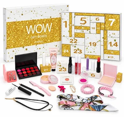 Obrázek produktu pro Adventní kalendář Make-up 2026 24 Beauty Překvapení Dárková sada A vícebarevná D