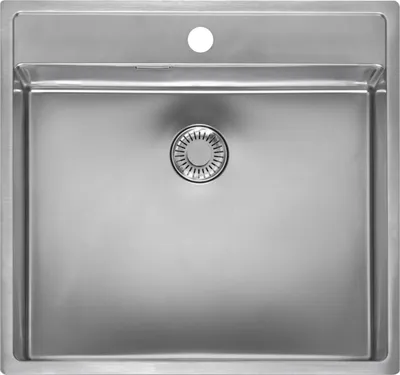 Produktbild von REGINOX Edelstahlspüle NEW YORK 50X40 (L) Tapwing Comfort ab Schrankbreite 60 cm / Flächenbündig / Flacheinbau