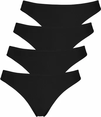 Produktbild von LASCANA String 4 er-Pack schwarz Größe 36/38