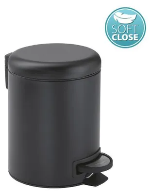 Produktbild von Gedy POTTY Abfalleimer 3l, Soft Close, Schwarz matt