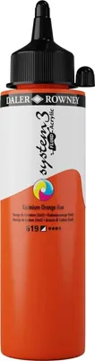 Obrázok produktu pre Daler Rowney System3 Akrylová farba Cadmium Orange Hue 250 ml 1 ks