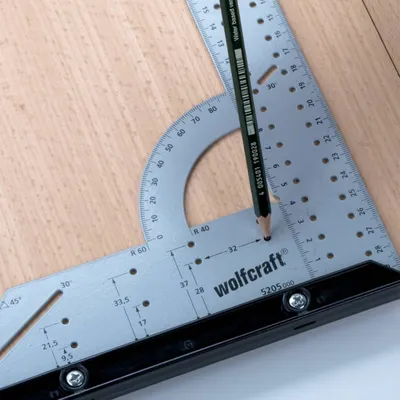 Produktbild von wolfcraft Universal-Messwerkzeug 300 mm 5205000