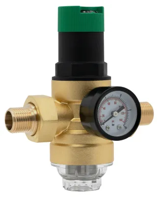 Produktbild von Druckminderer Wasser 1/2 Zoll mit Manometer und Filter