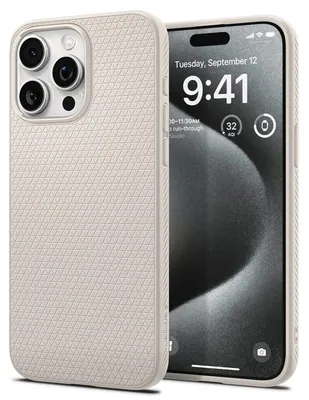 Obrázok produktu pre Spigen Liquid Air, Ochranný obal, Apple, iPhone 15 Pro, 15,5 cm (6.1"), Titán