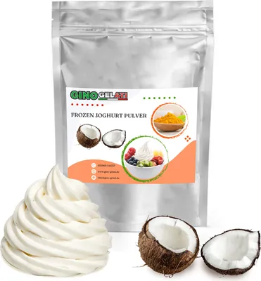Produktbild von Kokosmilch Nuss Frozen Joghurt Pulver 333 g