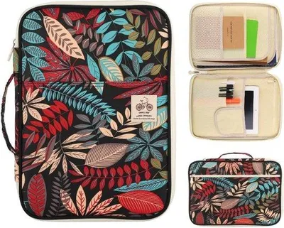 Produktbild von A4 Dokumentenmap, multifunktionale Reisetasche, schwarz