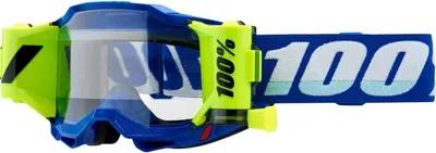 Produktbild von Schutzbrille Accuri 2 Forecast Roll-Off Blau Farbe Blau/Weiss/Gelb Fluo Klare Scheibe
