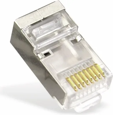 Zdjęcie produktu dla S/CONN maximum connectivity 72052-, RJ-45, Metaliczny, Złoto