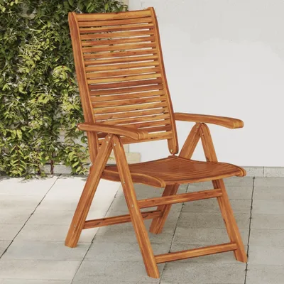 Produktbild von Möbel Gartenstühle 2 Stk. Klappbar Verstellbar Massivholz Akazie - Gartenstühle 367699