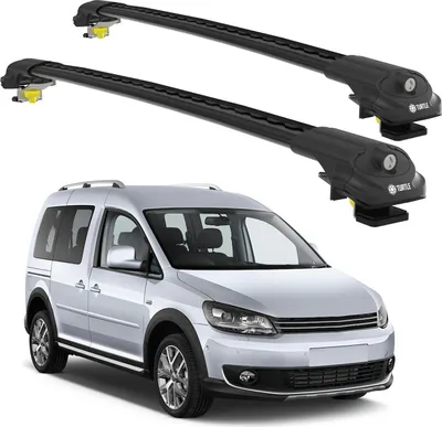 Obrázok produktu pre TURTLE STREŠNÝ NOSIČ AIR-1 VOLKSWAGEN CADDY CROSS SPORT 2003 - 2019 , Čierna