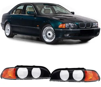 Productafbeelding van Koplampglas, reflectorplaat, links en rechts, voor BMW 5-serie E39, vanaf 1995-2004