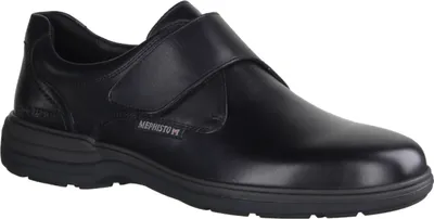 Produktbild von Mephisto Delio Herren Slipper, bequem Schuhe, Leder, Schwarz, wasserabweisend - Herrenschuhe Slipper, Schwarz, leder 