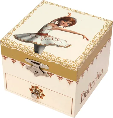 Productafbeelding van Trousselier - muziekdoos Ballerina, glow in the dark