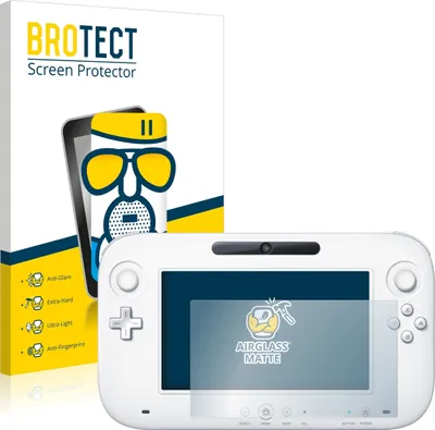 Produktbild von BROTECT Entspiegelungs Schutzglas für Nintendo Wii U GamePad (Controller) Schutzfolie Panzer Folie Glas Display Schutz matt