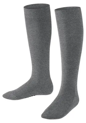 Image de Chaussettes hautes pour enfants FALKE, modèle Family K, unies, en coton durable, de couleur unie