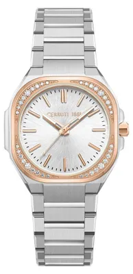 Obrázok produktu pre Cerruti 1881 Hodinky LEADRI Silver Rose Gold