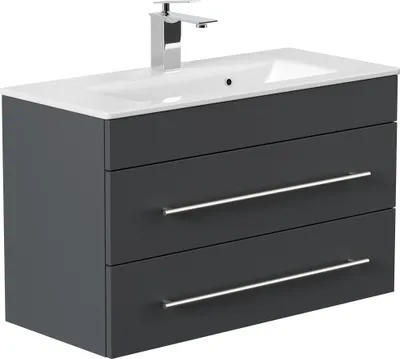 Produktbild von Badmöbel Mars 800 SlimLine SoftClose grafit : Grafit