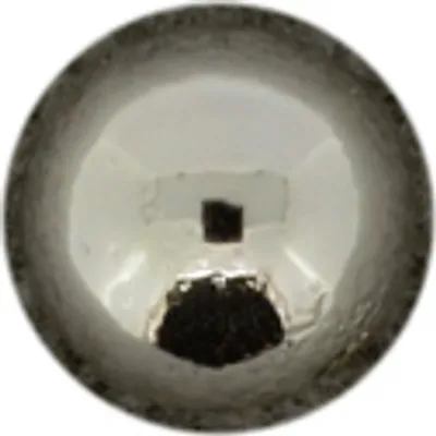 Produktbild von Metallic-Perle silberfb, 8 mm Lochgröße 1 mm