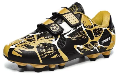 Image de Chaussures de football pour enfants, antidérapantes, tailles 28-37 EU