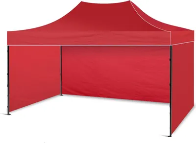 Produktbild von BDW Pavillon, Zelt, Partyzelt für Garten, Terasse, Messe - Pavillon, Rot