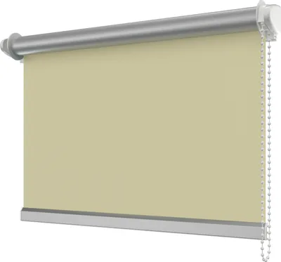 Produktbild von Interdeco Klemmfix Seitenzugrollo / Thermorollo und Verdunkelungsrollo Beige (3007), Typ SZ3, Breite x Höhe 64,5 x 175 cm