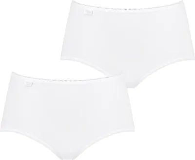 Produktbild von sloggi Damen Midislip 2-Pack 24/7 Baumwolle - WHITE - Größe 40