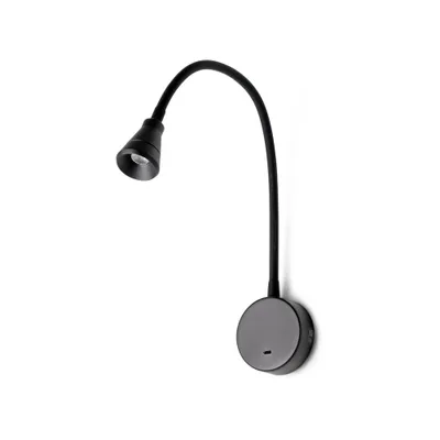 Obrázek produktu pro LED nástěnné světlo na čtení Bel Black Nástěnná lampa na čtení
