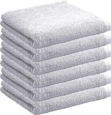 Produktbild von REDBEST Handtuch Oceanside" 6er-Pack silber 50x100 cm"