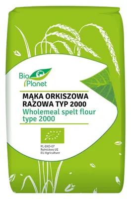 MĄKA ORKISZOWA RAZOWA TYP 2000 BIO 500 g - BIO PLANET