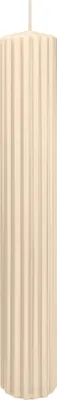Produktbild von Rillen Kerzen Creme 300 x Ø 45 mm, 4 Stück