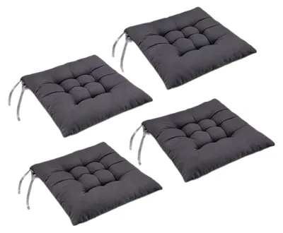 Immagine prodotto di Omgoods - Set di 4 cuscini per seduta confortevoli - Cuscini lavabili, adatti sia per interni che per esterni