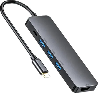 Produktbild von HUB USB-C HDMI Adapter 4k USB 3.0 PD Stromversorgung 60W