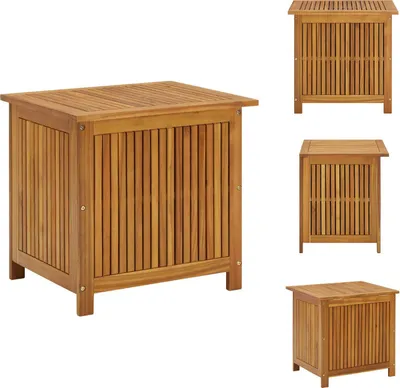 Produktbild von vidaXL Garten-Aufbewahrungsbox 60x50x58 cm Massivholz Akazie -  Gartenboxen