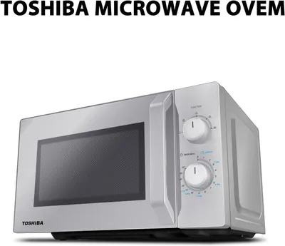 Produktbild von Toshiba Mikrowelle MW2-MM20PF(BK) Freistehend Mikrowelle, 20L, 800W, 5 Leistungsstufen, Mikrowelle, 20,00 l, mit Grill und Heissluft, Auftaufunktion