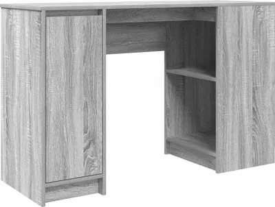 Obrázek produktu pro vidaXL Psací stůl Grey Sonoma 120x42x76 cm Materiál na bázi dřeva