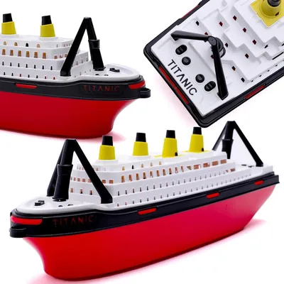 Produktbild von Toyland® 41cm (16") Titanic-Spielzeugschiff–Schwimmendes Wasserspielzeug
