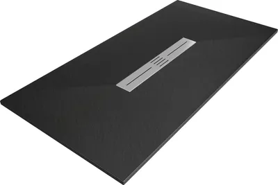 Image de Mexen Toro receveur de douche rectangulaire SMC 160 x 70 cm, Noir - 43707016