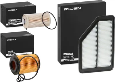 Produktbild von RIDEX Filterset Inspektionspaket Filtersatz für HONDA CR-V III (RE)