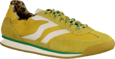 Produktbild von Maripe Pure V.8 Damensneaker, Leder/Textil, Gelb, Doppelschnürung - Damenschuhe Top Trends, Gelb, leder/textil