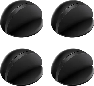 Imagen del producto de Topes para puertas autoadhesivos, juego de 4 unidades, con almohadillas de goma, para suelos duros